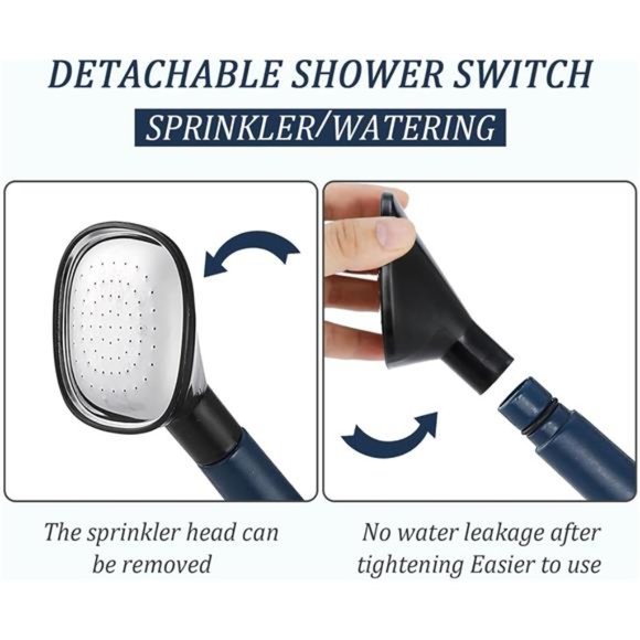 Garden Watering Cans for Outdoor Plant Long Spout w/ Sprinkler Head 1 Gallon - Picture 3 of 7